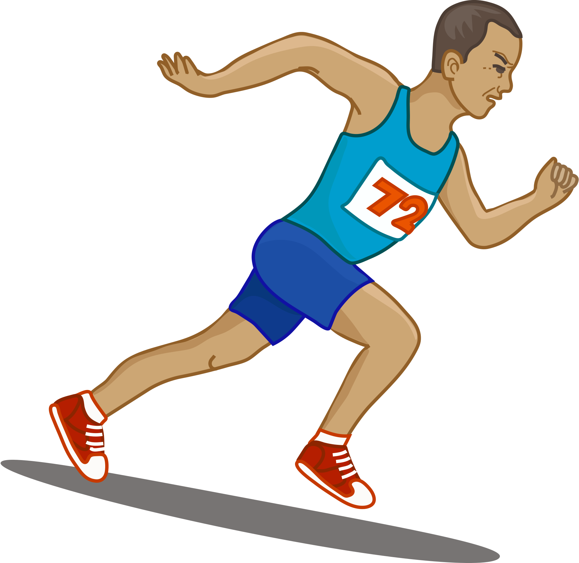 Runner - Free vector clipart images on clipart library.com