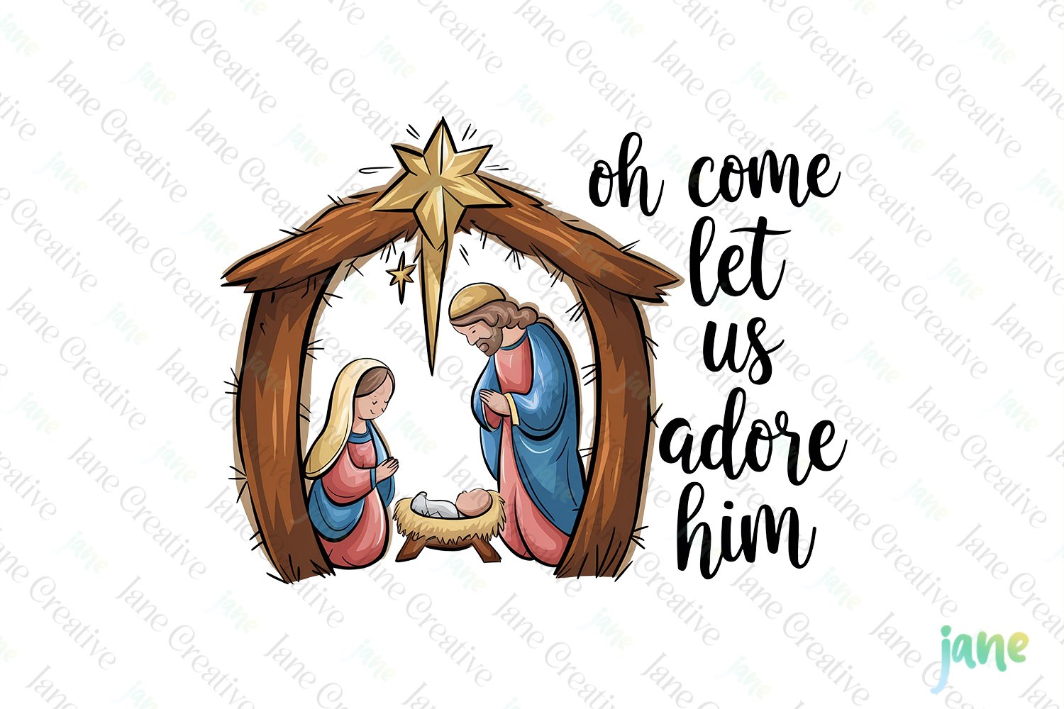 sacred christmas cliparts