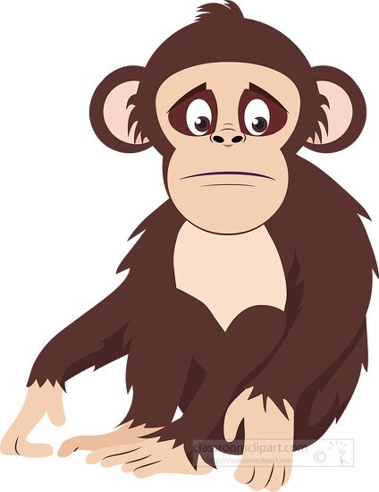 sad animal cliparts