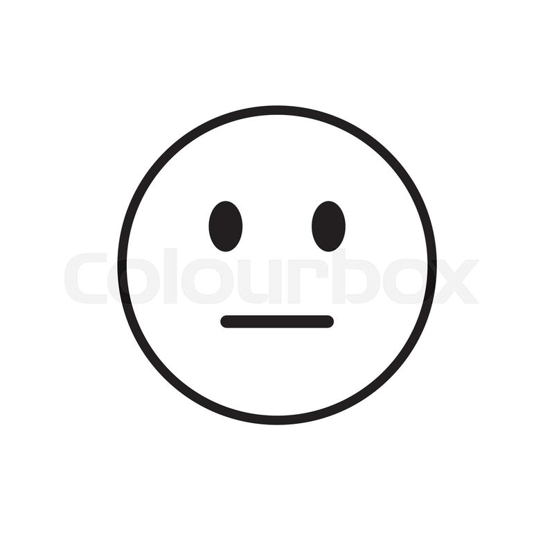 Cartoon Face Sad Negative People Emotion Icon Vector Illustr ...