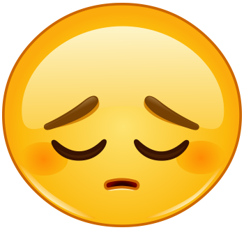 Sad Face Emoji | Symbols &amp; Emoticons