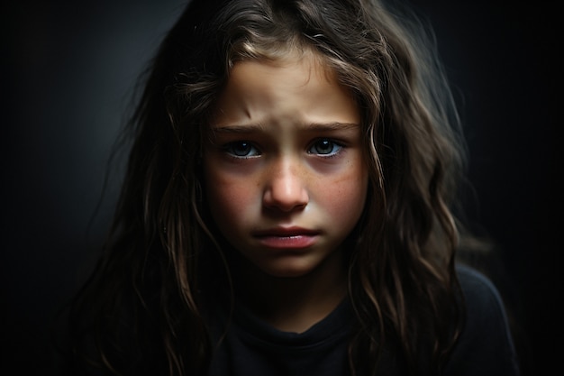 sad pictures of kids