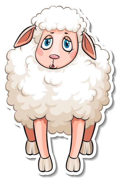 sad sheep cliparts