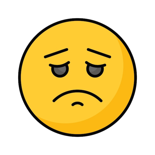 Sad Face Emoji Vectors &amp; Illustrations for Free Download | clipart library