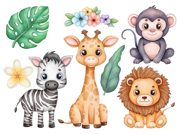 safari animal clipart