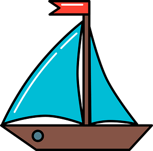 sail boat clipart
