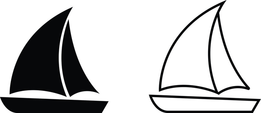 sailboat cliparts