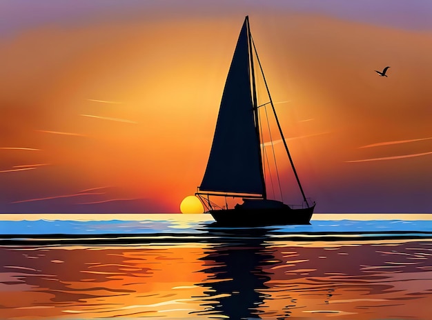 sailboat silhouette