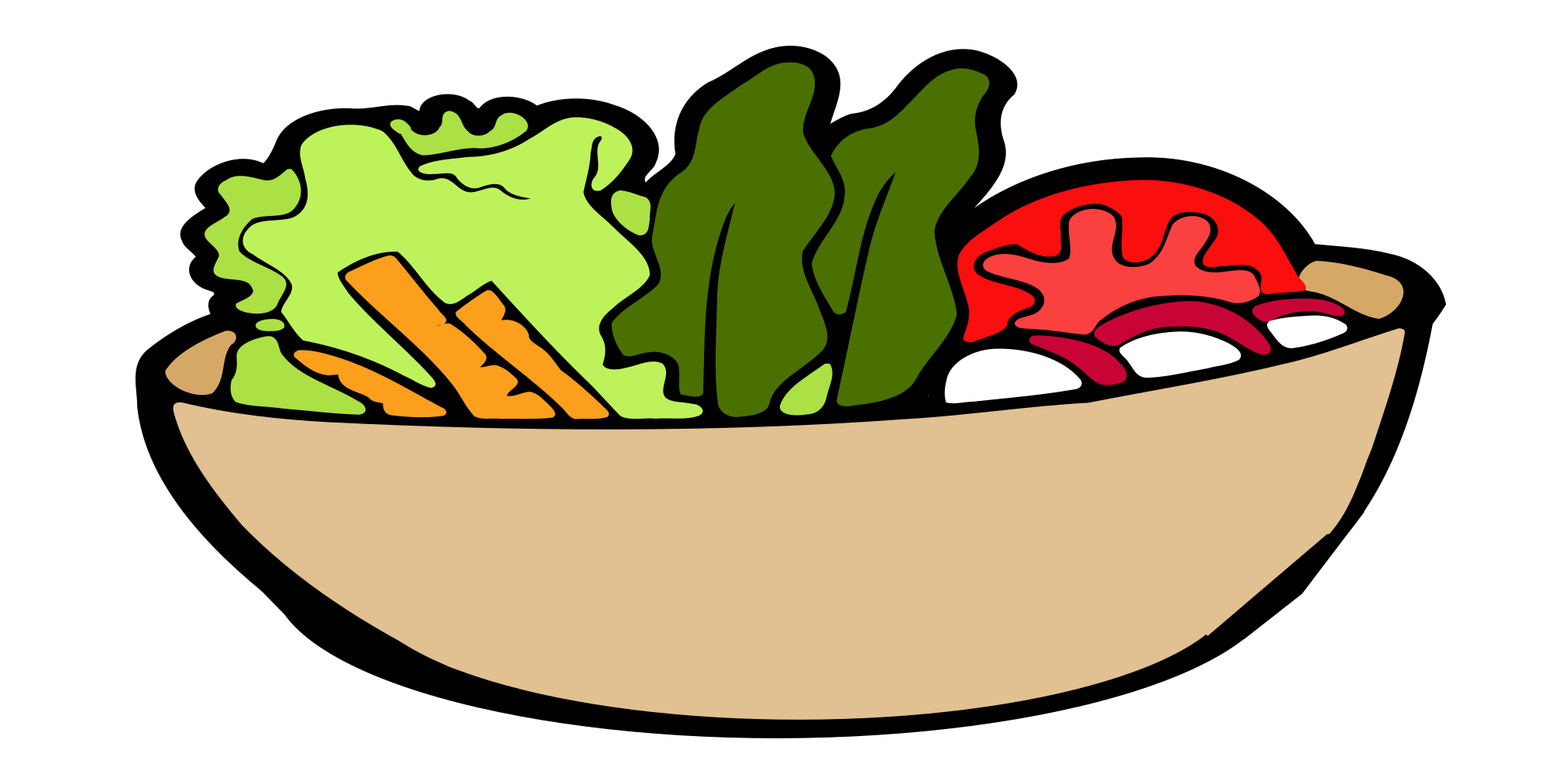 salad bowl cliparts