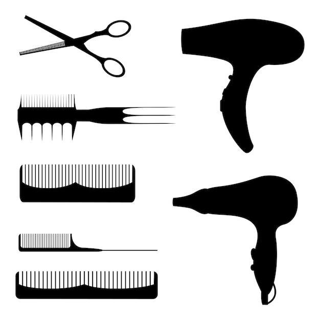salon items cliparts