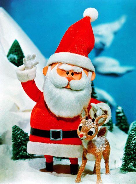 santa and rudolph pictures