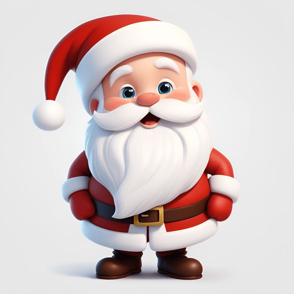 3D Cartoon Santa Claus Uses Magic To Show Christmas 4k Hd Video Ultra