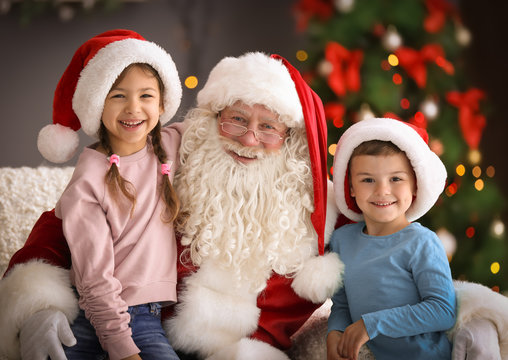 santa claus pictures kids