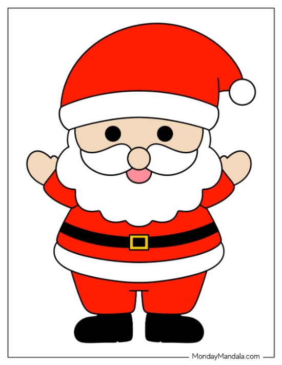 66 Santa Templates (Free PDF Printables)