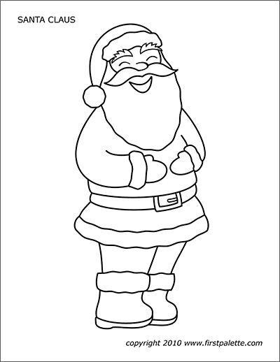 Santa Claus | Free Printable Templates &amp; Coloring Pages ...