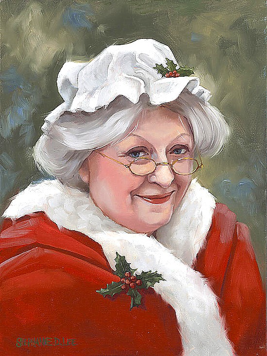 Art Now and Then: Mrs. Santa Claus