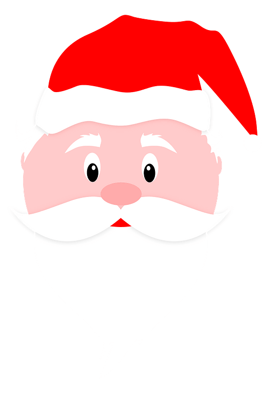 santa head clipart