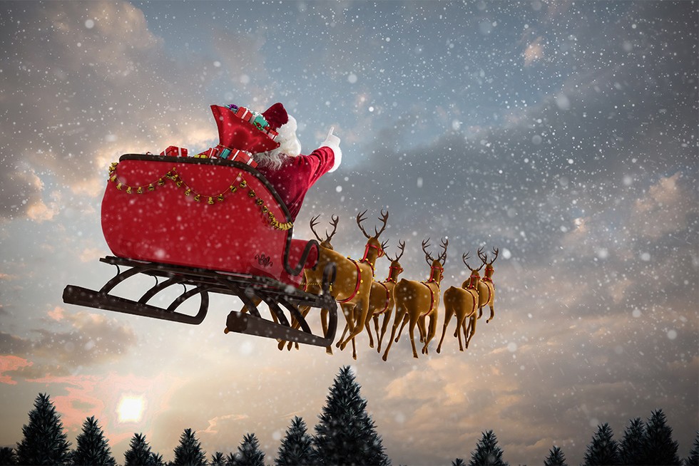 Watch Santas sleigh fly over your house this Christmas UK 2024 ...
