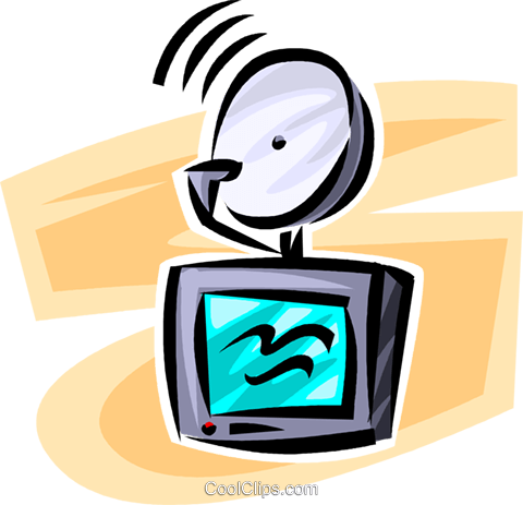 satellite television cliparts