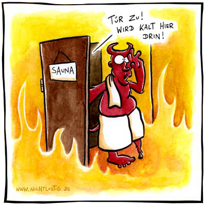 sauna cartoons