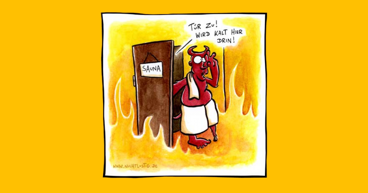 sauna cartoons