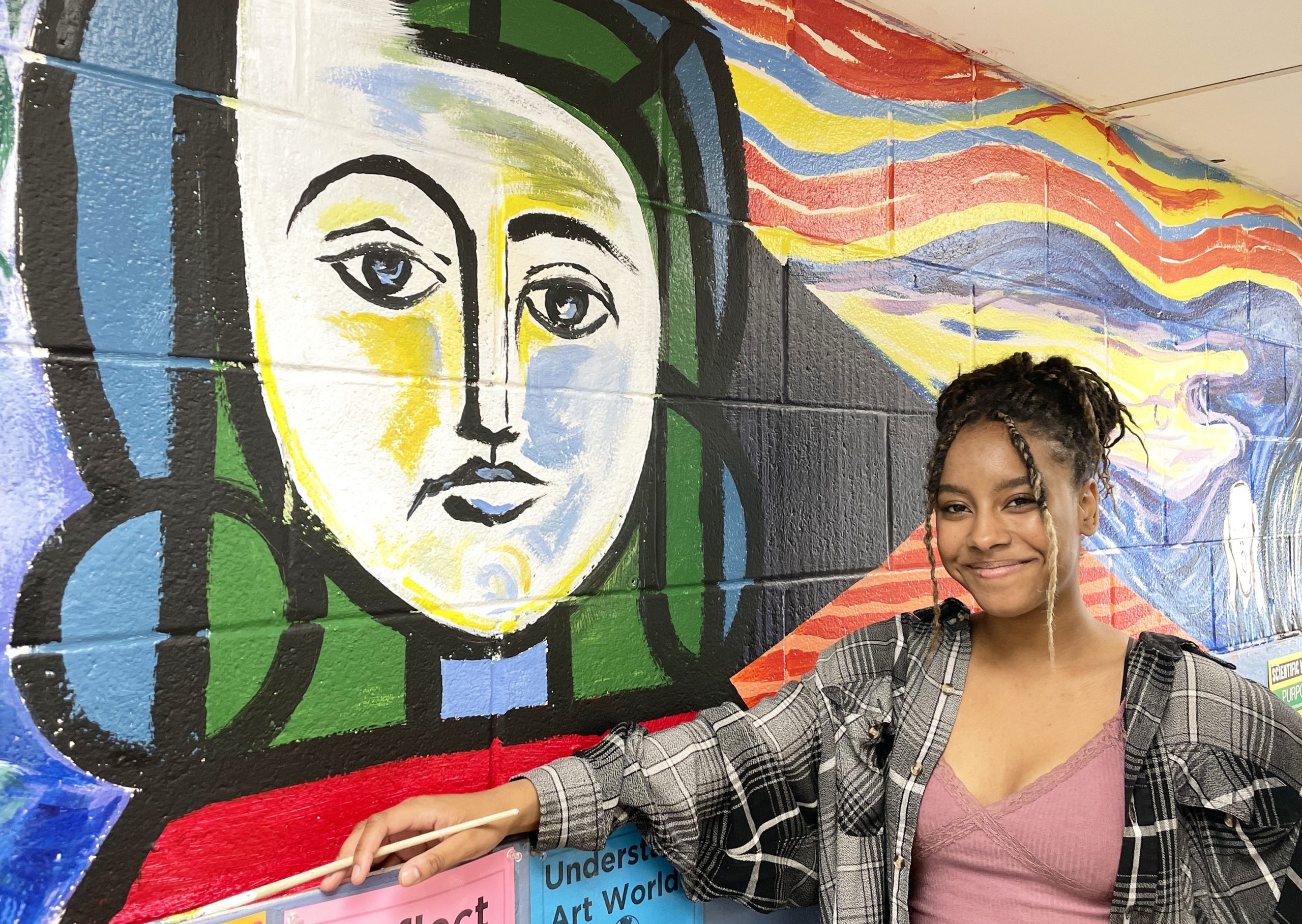 North student makes 23-foot mural for high school art room – North ...