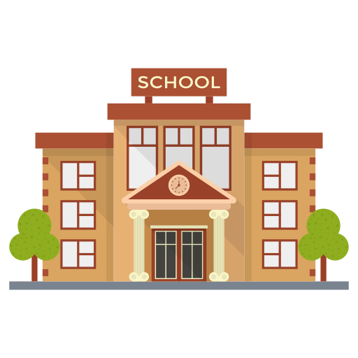 School - Free buildings icons