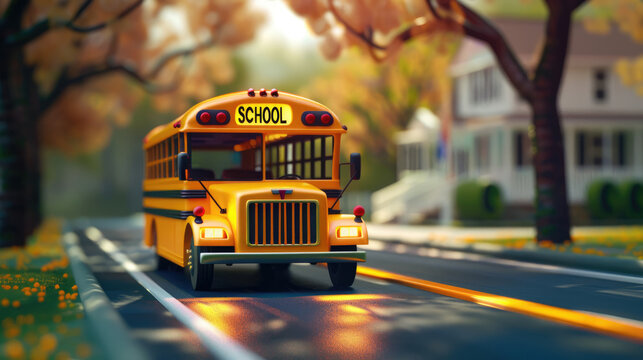 school bus cartoon pictures