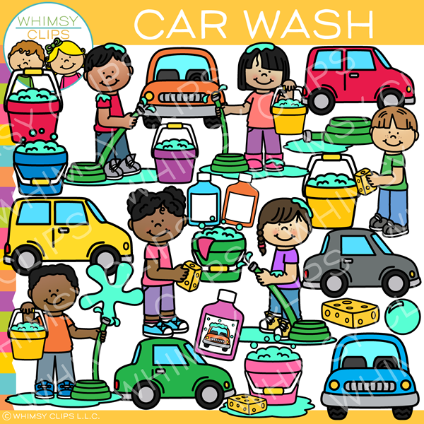 school carwash cliparts