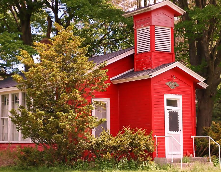 Old Fashioned School House by Rachel Thompson