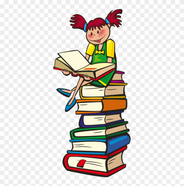Free: Clipart - School Days - Students Studying Clipart - nohat.cc
