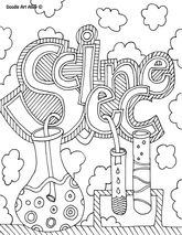 science coloring sheet