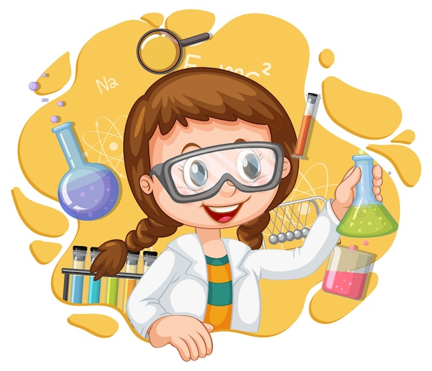 science girl cliparts