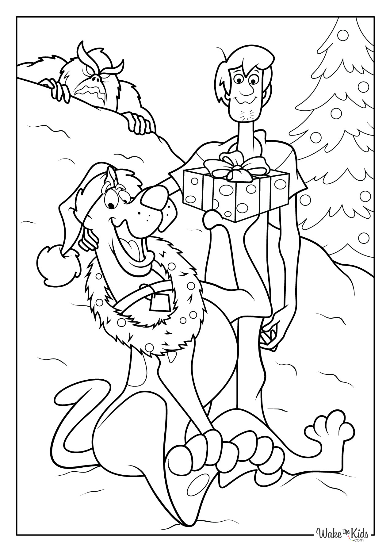 scooby doo coloring page