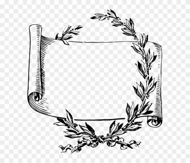 scroll cliparts black