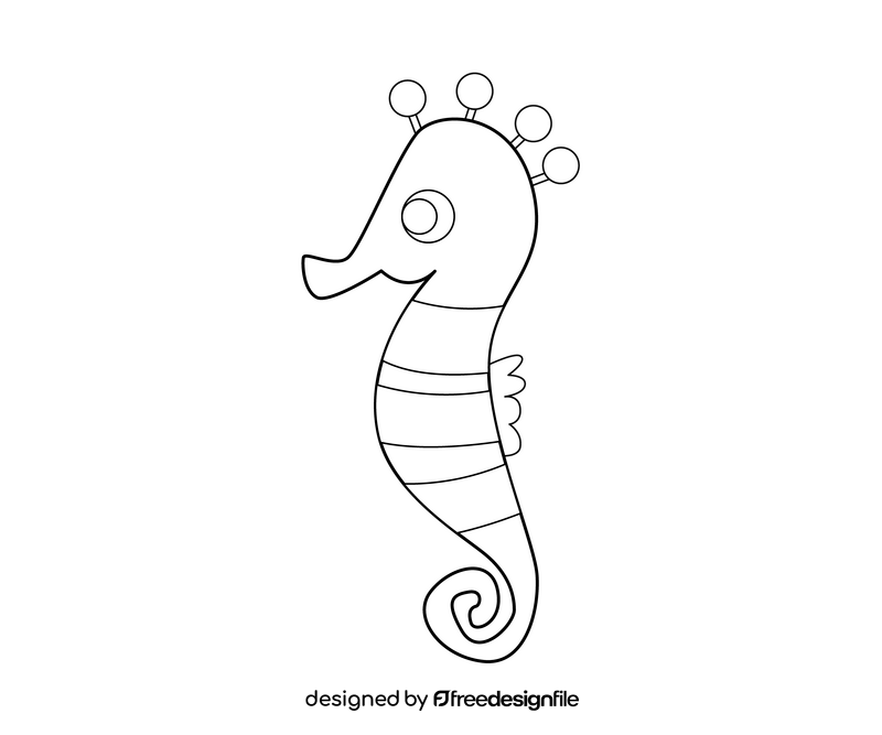 sea horse clipart