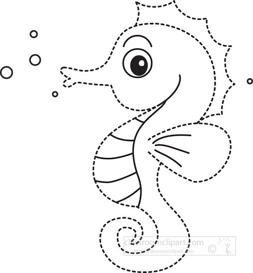 sea horse clipart