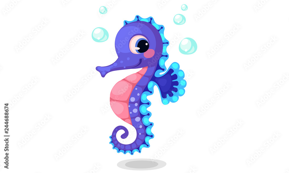 seahorse cartoon pictures