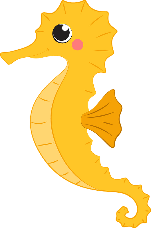 seahorse clipart