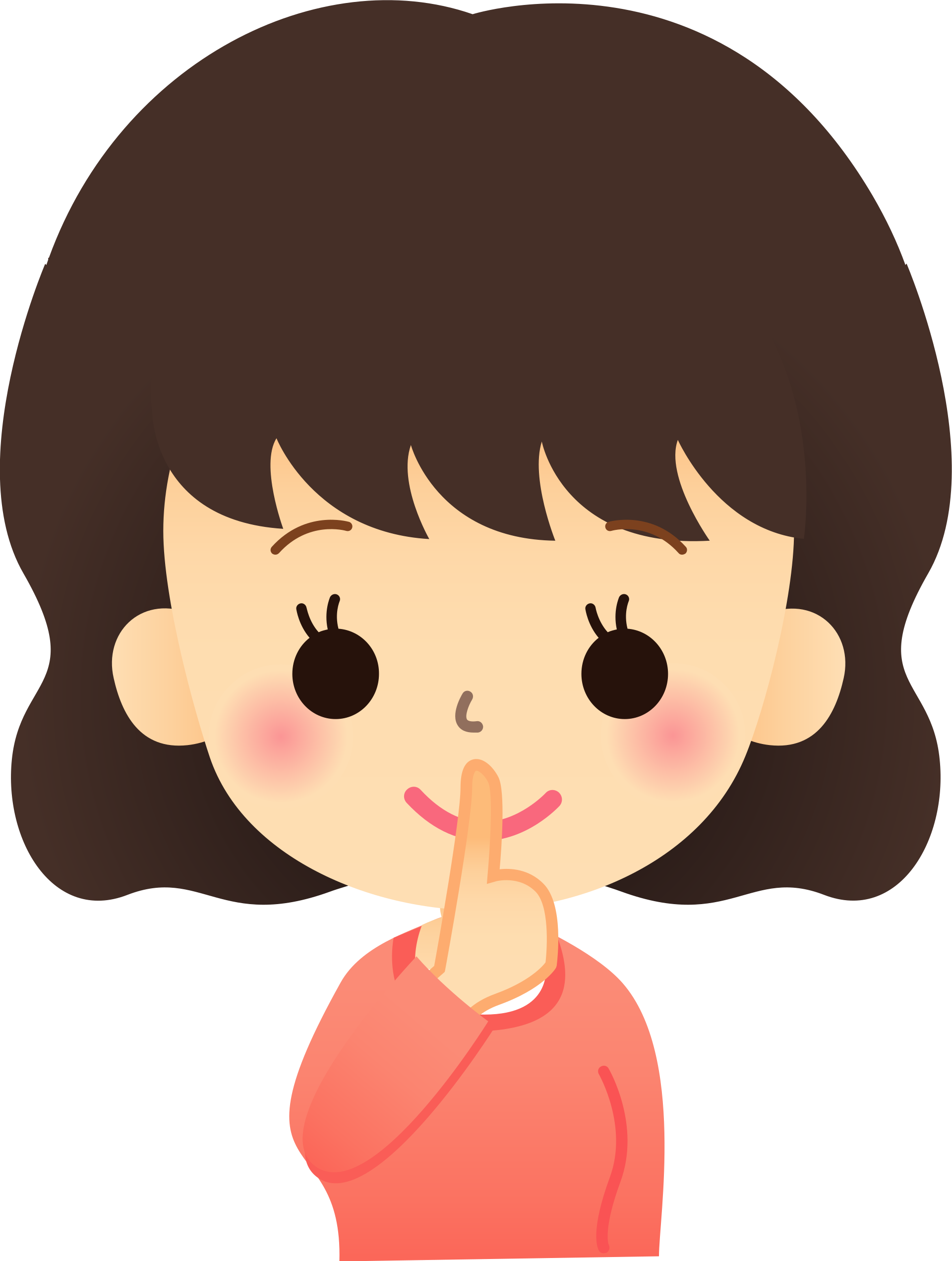 Christine) Woman Is Keeping a Secret - Free vector clipart images ...