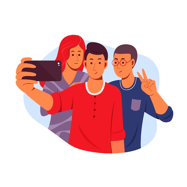 Seite 2 | Clipart Selfie-Vektoren und -Illustrationen zum ...
