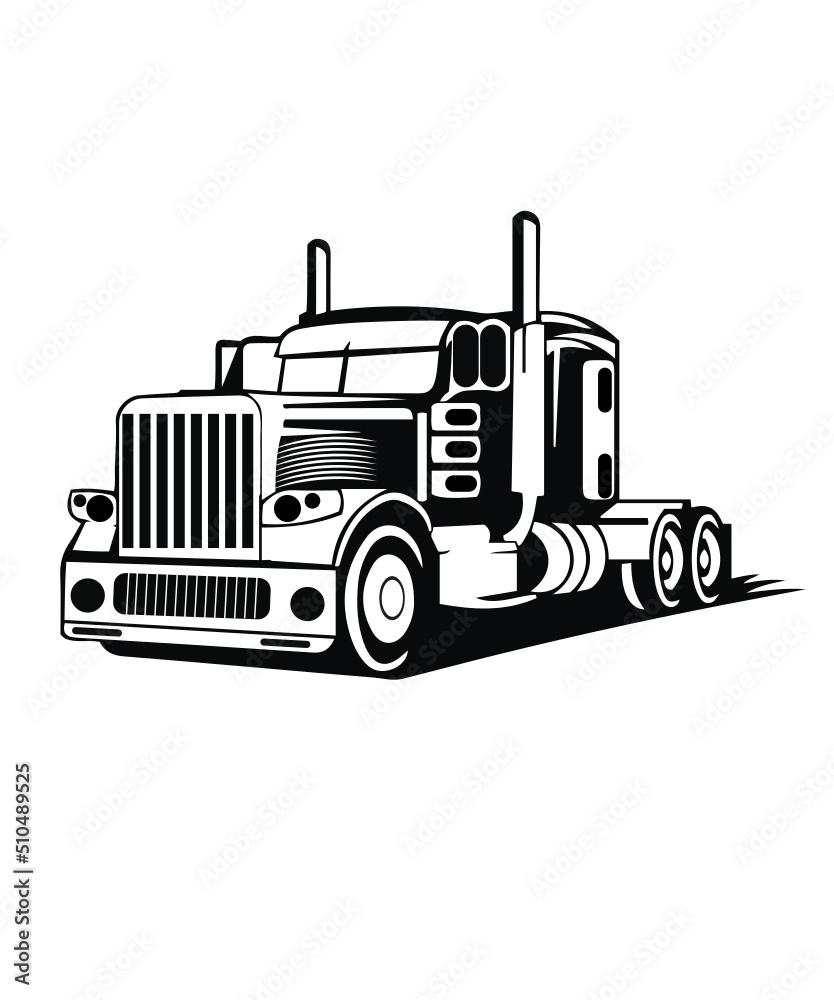 semi truck svg, truck svg, truck driver svg, truck clipart ...