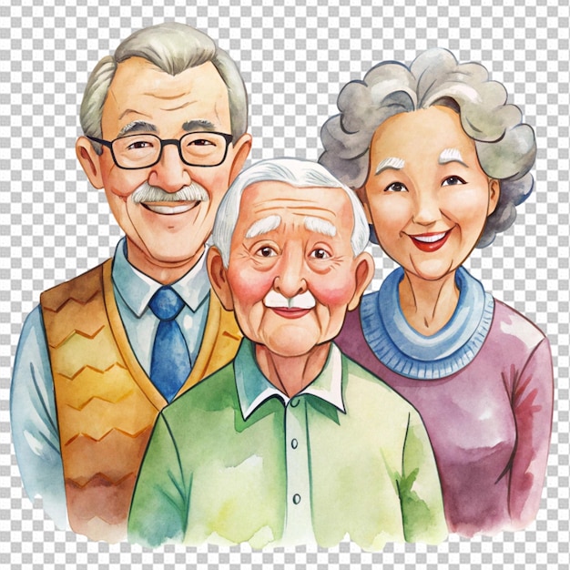 senior adult cliparts