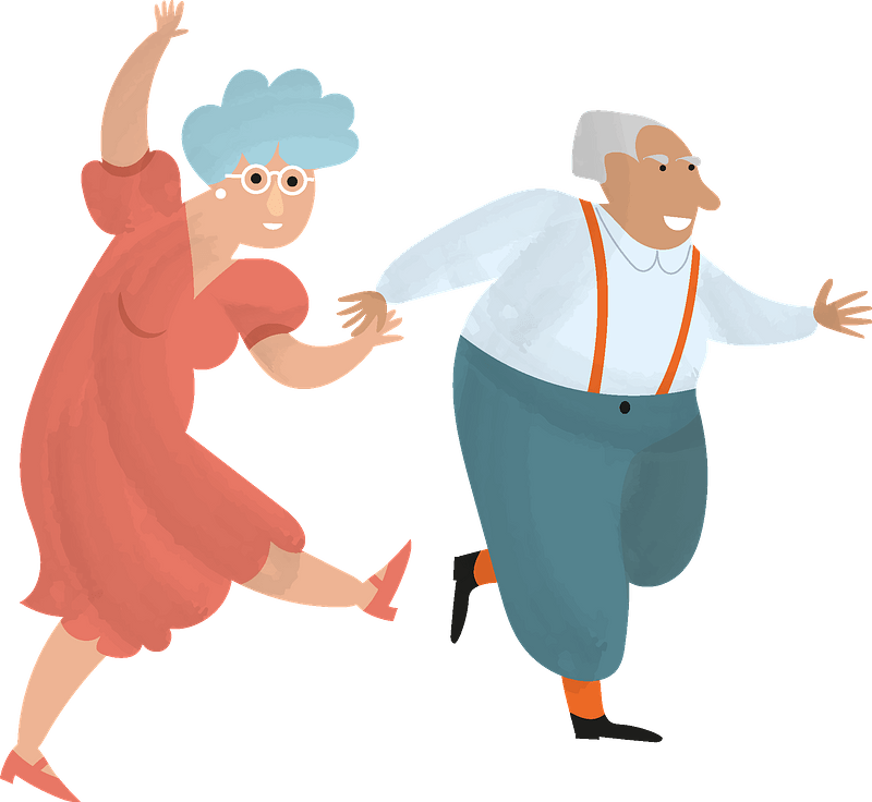 senior adult cliparts
