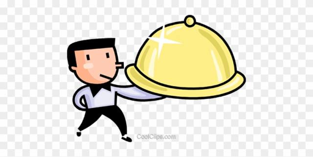 Free: Waiter Serving Food Royalty Free Vector Clip Art ...