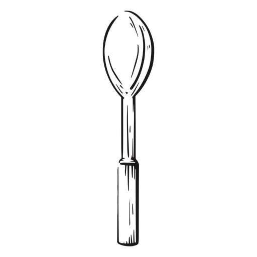 Serving Spoon Hand Drawn PNG &amp; SVG Design For T-Shirts