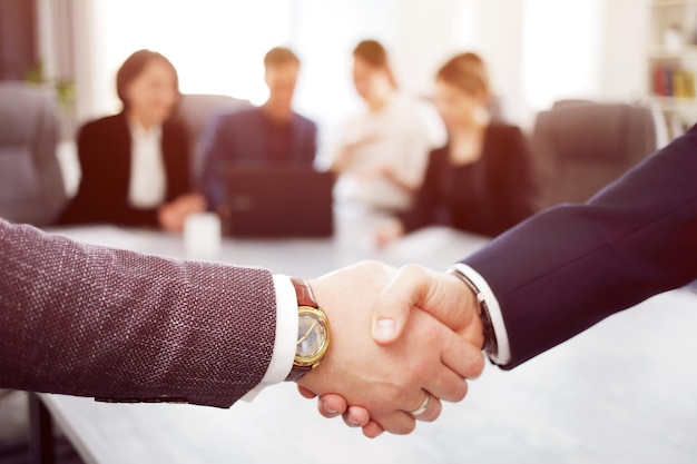 shaking hands photo