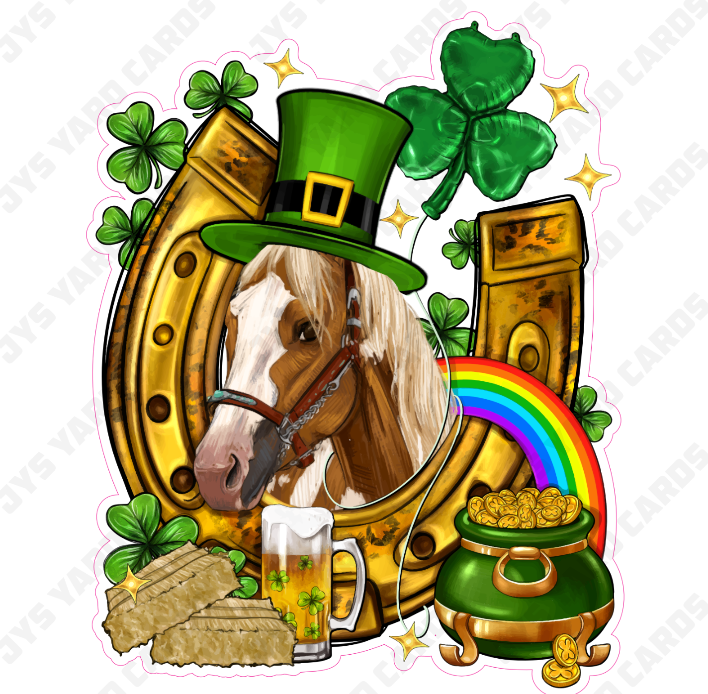 shamrock horse cliparts