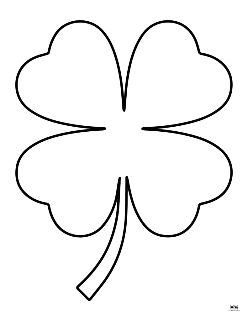 Shamrock Templates &amp; Coloring Pages - 30 FREE Printables | Printabulls