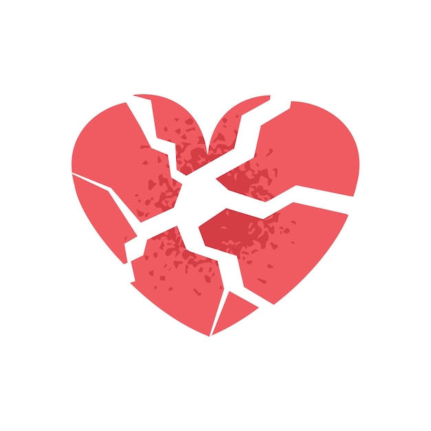 shattered heart cliparts